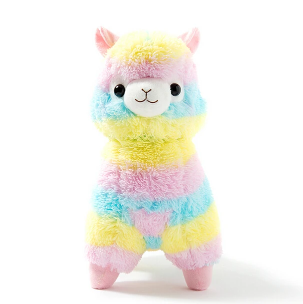 Hot 1pc 20cm Alpaca Vicugna Pacos Plush Toy Japanese Soft Plush Alpacasso Baby Stuffed Animals Alpaca Gifts