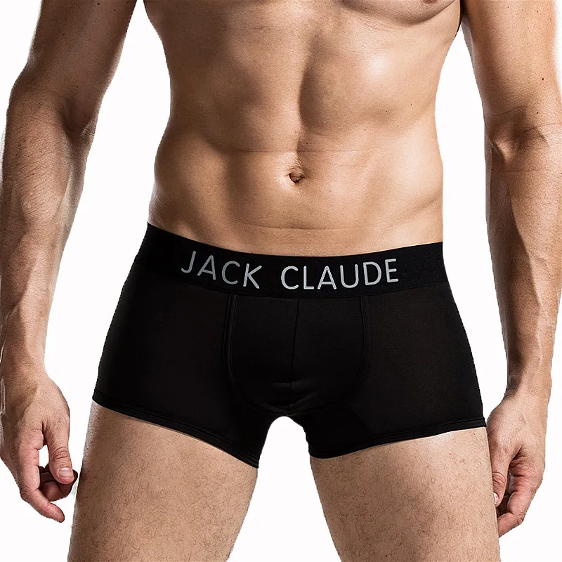 10 PCS Jack Claude Men Underwear Boxers Brand Men Boxer Shorts Modal Sexy Cueca Boxer Mens 10 pcs Underwear Male Underpants sexy guy underwear