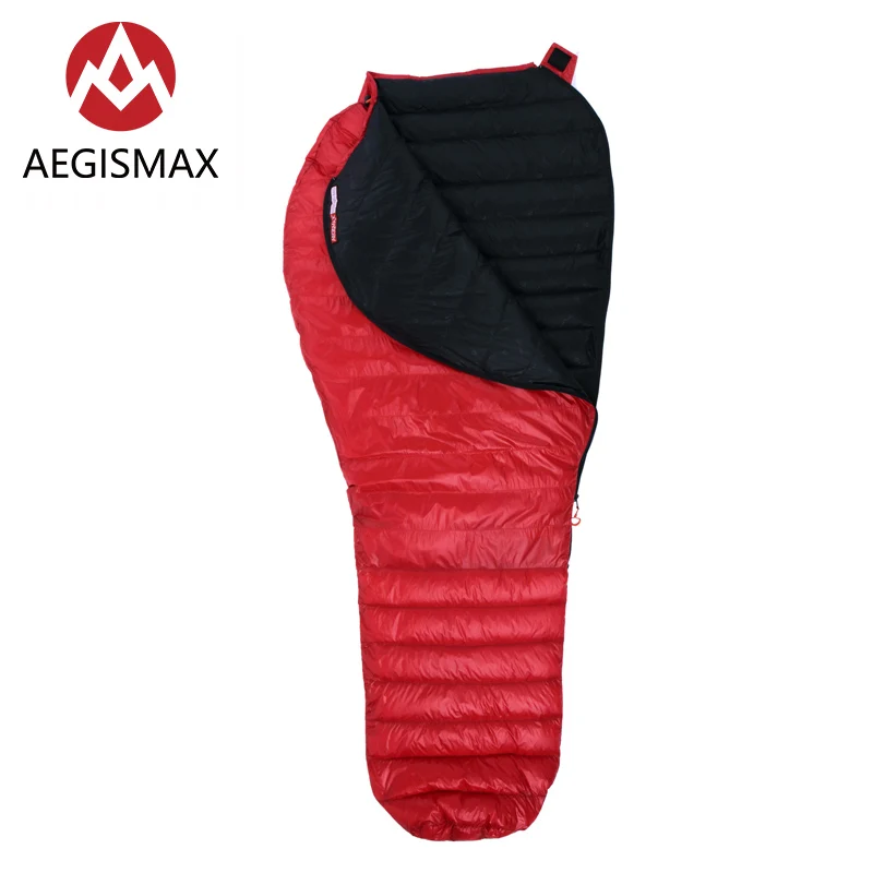 Promo  AEGISMAX MINI Upgrade Nano Series Outdoor Camping Ultra Light Down Sleeping Bag Nylon Mummy 3 Seaso