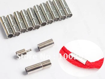 

Free ship ! 100piece For 2/3/4/5/6/7/8mm Leather cord Rhodium plated metal color Jewelry Bayonet Clasps Necklace Bracelet Hooks