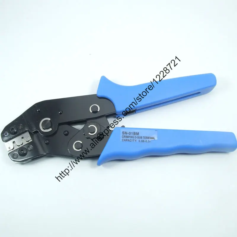 

SN-01BM/SN-02BM/SN-03BM Mini European Style Crimping plier for AWG 28-20 D-SUB Terminals 2.54