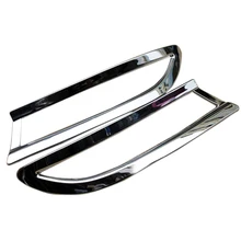 Для BMW X5 E70 2011 2012 2013 ABS хромированный задний противотуманный фонарь лампа крышка отделка 2 шт. автомобиля Средства для укладки волос