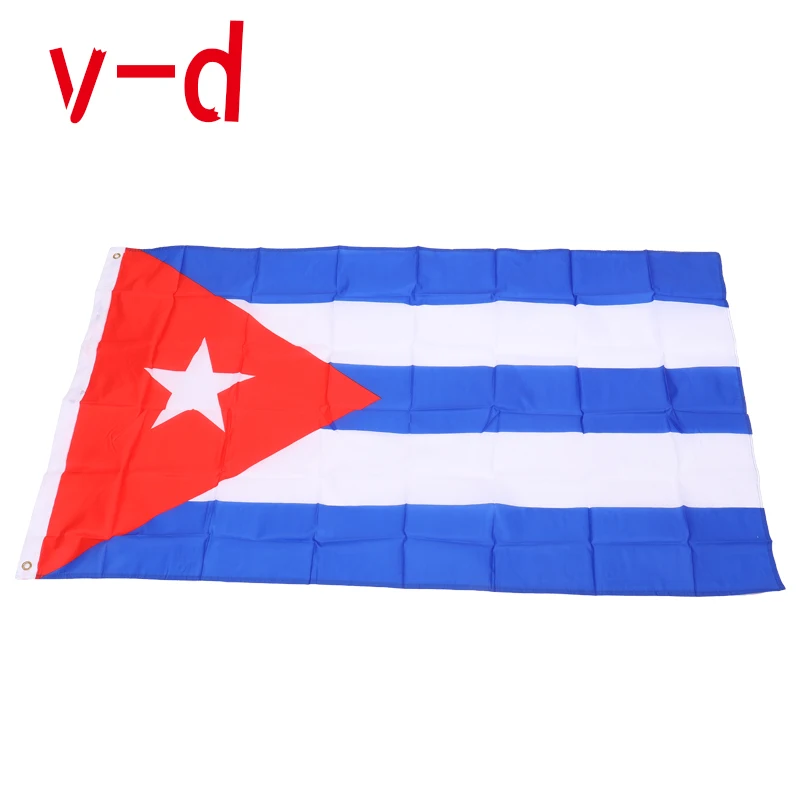 

free shipping xvggdg 90 x 150cm Cuba flag Banner Hanging National flag Cuba Home Decoration flags