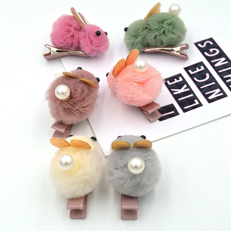 

2019 NEW cute rabbit children hairpin fashion pop hairpins princess clip hairpin headdress animal student hairpin