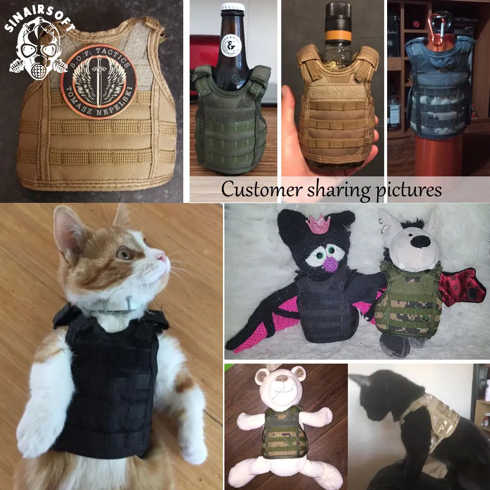 SINAIRSOFT Тактический пивной военный Молл крышка бутылки жилет охладитель напитков