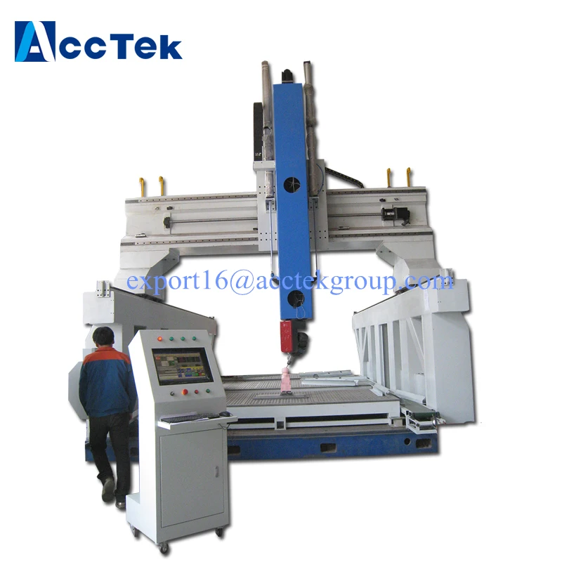 

AccTek cnc router engraving cutting machine 6000*4000*2500mm 6040 5 axis cnc machine 5-axis for bornite craftworks