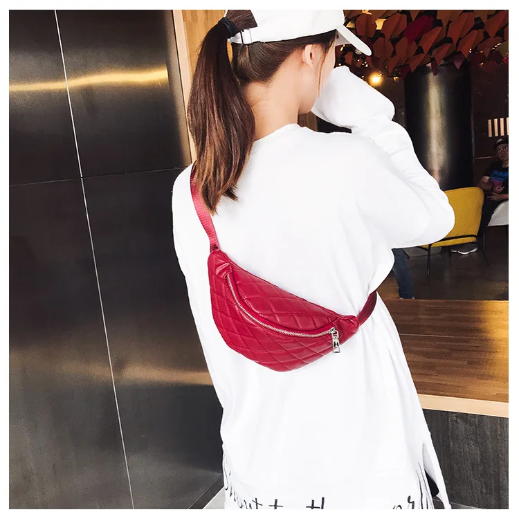 Cintura fanny cinto Peito branco sacos de