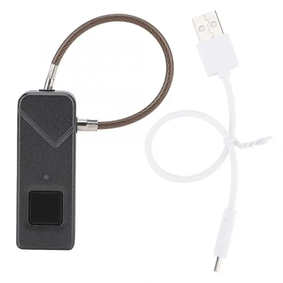 

Home Use Smart Fingerprint Padlock for Door Luggage Suitcase Gym Wardrobe Keyless Safety Lock