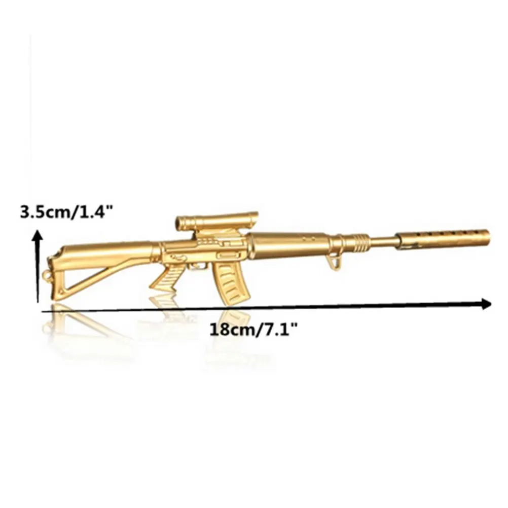 1 шт. Забавный кавайный Золотой пистолет шариковая ручка в форме цветка ручки canetas Ручка-роллер школьные принадлежности