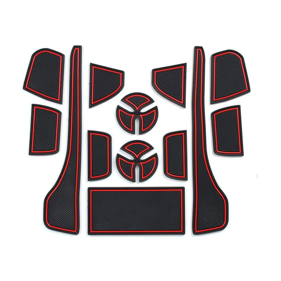 

Car Styling Interior Non-Slip Mat Door Groove Pad Cushion Rubber Mat for Toyota Crown 2019 2020