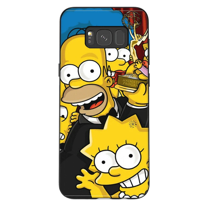 TPU персональный чехол для телефона Симпсоны Samsung GALAXY J6 A3 A5 A30 A10 A40 A50 A70 A7 A8 A9 A6 Plus