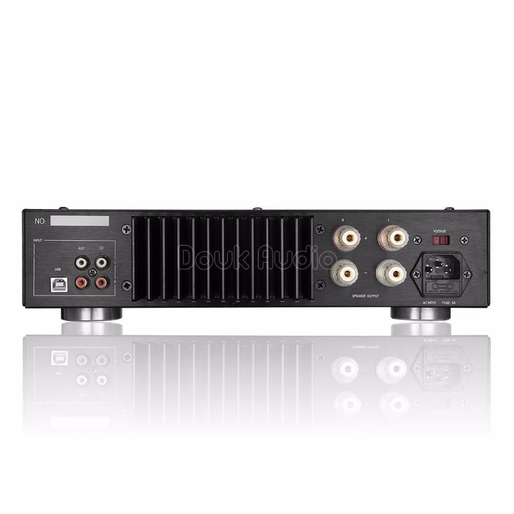 Douk аудио hi fi Мощный интегрированный трубный усилитель GE5670/трубный с PCM2706 + PGA232 USB