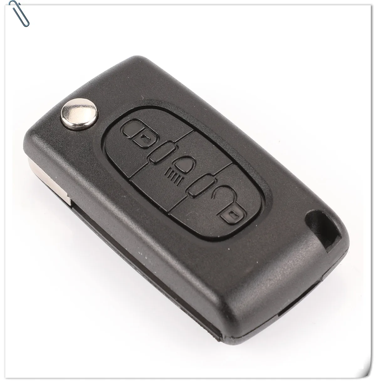 10pcs ASK/FSK 433Mhz ID46 Per Citroen C2 C3 C4 C5 C6 C8 3 Bottoni Lampada di Vibrazione auto Chiave a distanza di Fob VA2/HU83 Lama CE0523 Ce0536 -