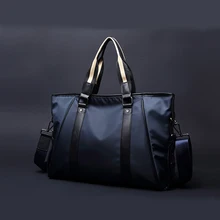 Модный Простой деловой мужской портфель, кожаная сумка для ноутбука, повседневная мужская сумка, Большая вместительная сумка на плечо 8016