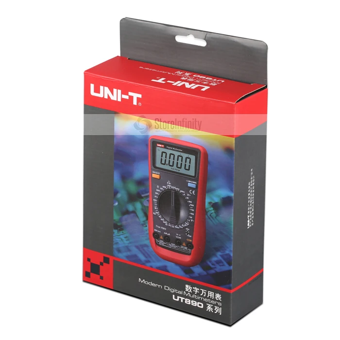 Koop UNI T UT890D Digitale Handheld Multimeter True Rms Rel Ac Dc Frequentie Tester