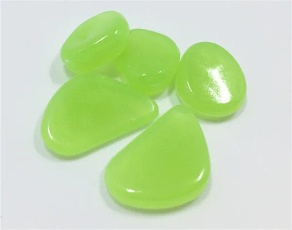Colorful Artificial Luminous Stones 50pcs Garden Pebbles - 7