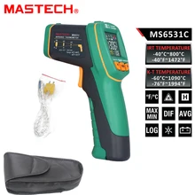 MASTECH MS6531C D: S 12:1 Ручной цифровой ЖК-Инфракрасный термометр лазерный температурный тестер пирометр диапазон-40~ 800 Цельсия