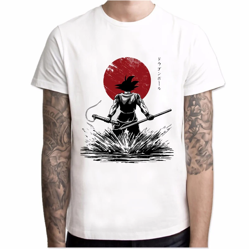

Dragon Ball Z T Shirts Mens Summer Fashion Print Super Saiya Son Goku White Zamasu Vegeta Dragon T-shirt Tops Camisetas Hombre