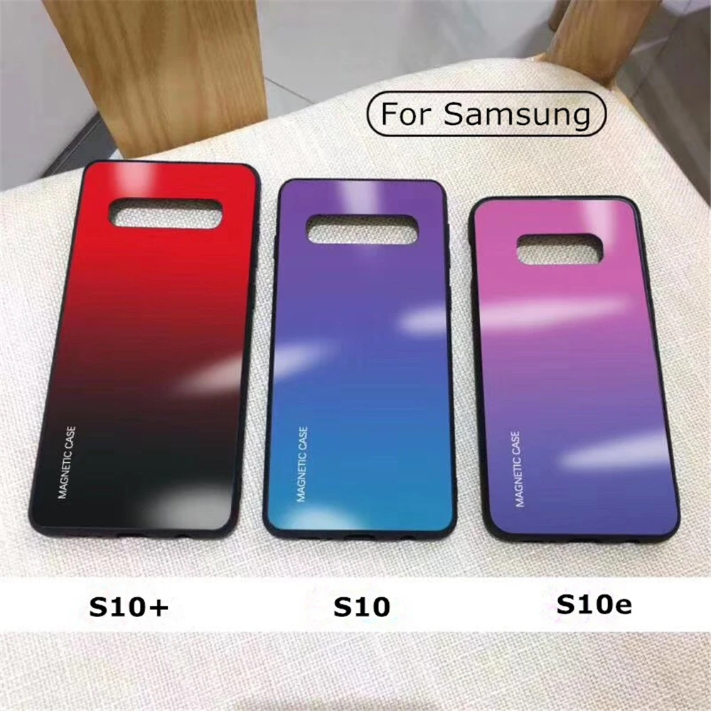 

5000mAh Battery Case For Samsung Galaxy S10 Plus S10e Backup Power Bank Wireless Magnetic Back Clip Battery Case
