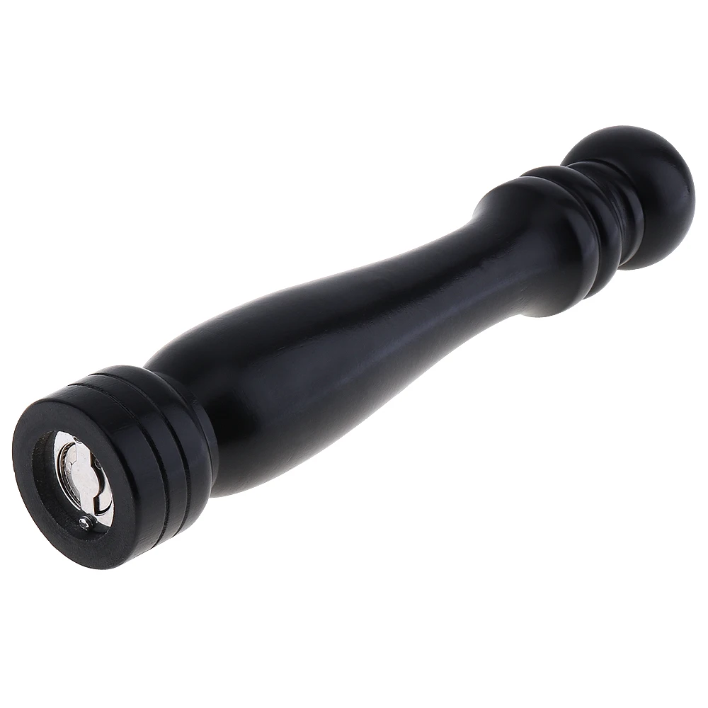 5/10/12 Inch Wooden Salt Pepper Grinder Spice Mills Hand Movement Wood Pepper Mill with Ceramic Grinding Cord for Kitchen