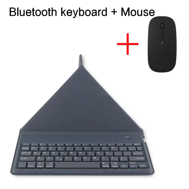 Bluetooth Keyboard For Samsung Galaxy Tab A A6 Tab4 7.0 SM T280 T285 SM-T230 T231 T235 Tablets Wireless Bluetooth keyboard Case - Цвет: gray