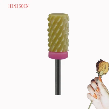 

Yellow ceramic-1pcs- (3XC) Nail Bit Ceramic Foot Bit grinding head-