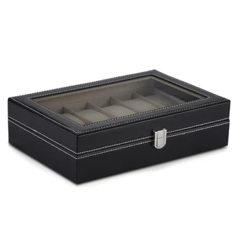 

12 Grid Watch Display Case Wrist Watch Storage Box Jewelry Storage Organizer