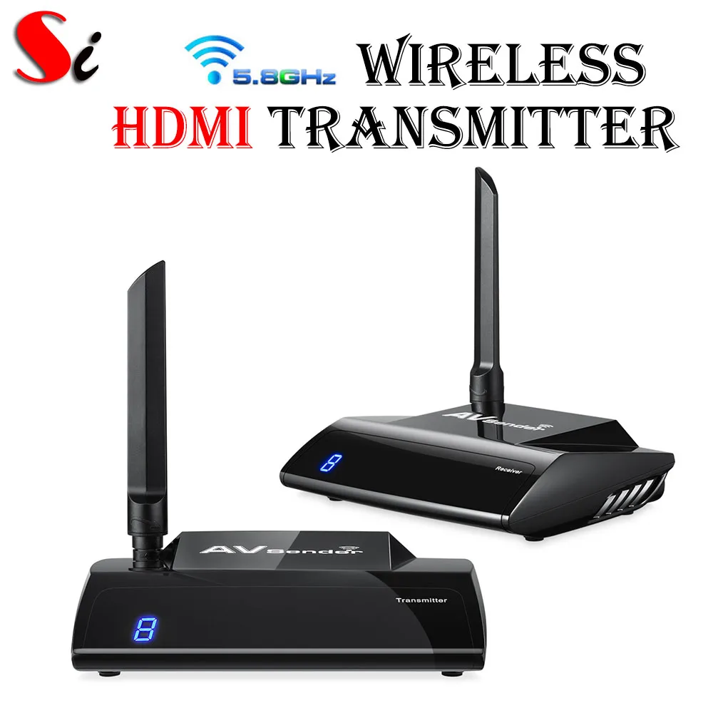 

5.8GHz HDMI wireless transmitter, range 300 Meters, IR extender PAT-580