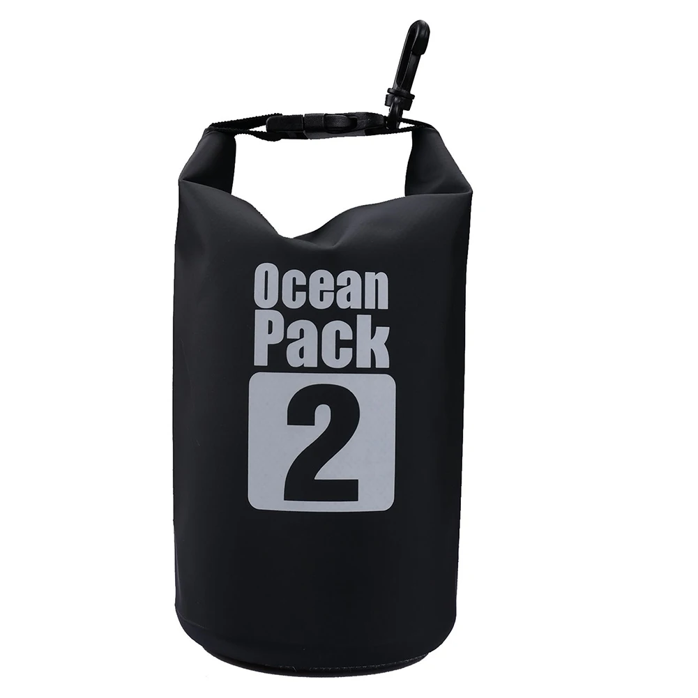2L Waterproof Storage Dry Carry Bag Sack Backpack Pouch Boat Kayak black | Спорт и развлечения