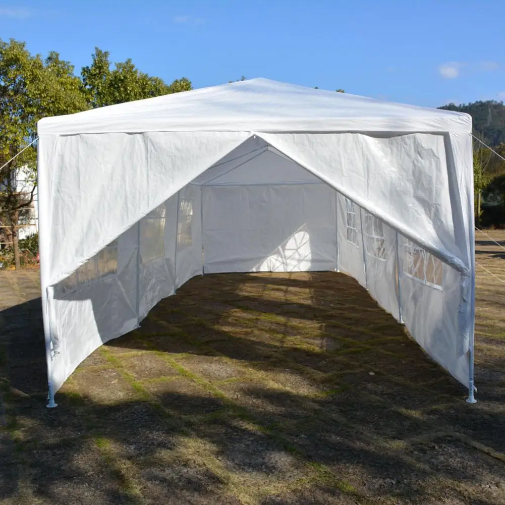 

3 X 9m Eight Sides Two Doors Two Bedrooms Waterproof White Tent Home Awning White Wedding Awning Party Tent Parking Shed