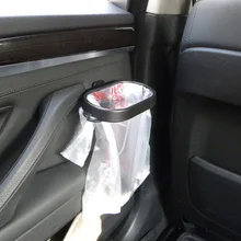 1 шт. Складной автомобильный Внутренний дверной зажим для спинки сиденья автоматическая мусорная корзина хранение мусора органайзер для отходов держатель сумка Аксессуары для бака
