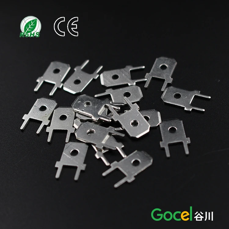 250 PCB terminal circuit board male terminal DJ6110 6.3*0.8in