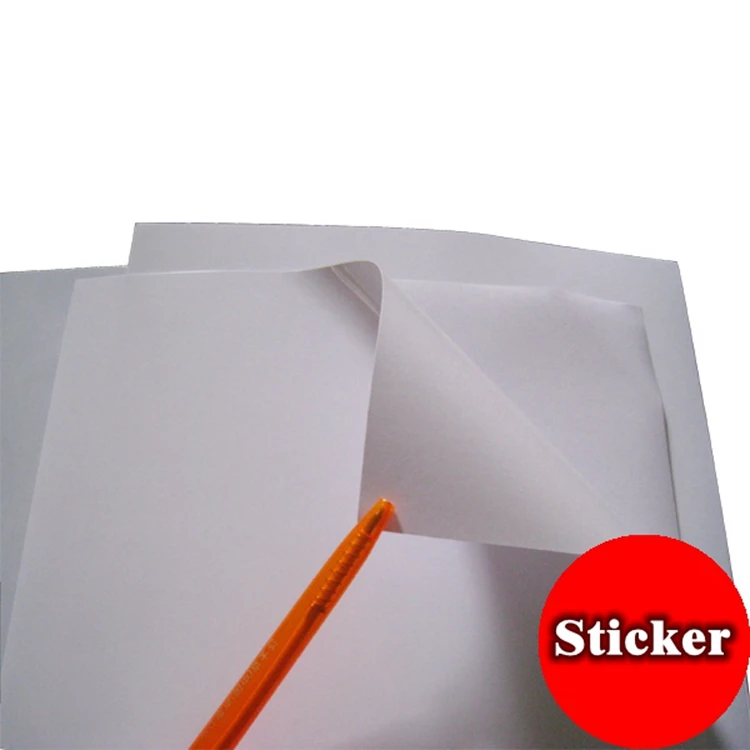 Стикер бумага-20 листов-глянцевый белый матовый-8,5 "x 11" полный лист этикетки-струйный/лазерный принтер-онлайн этикетки