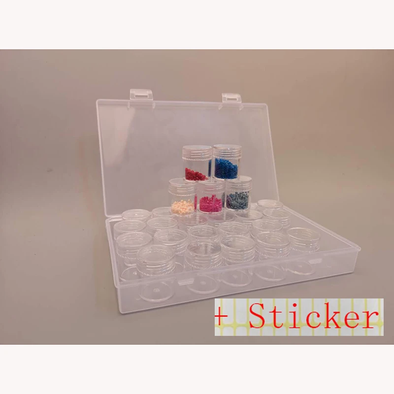 Stitch 5D Diamond Painting Tools Rhinestones Beads Container Storage Box