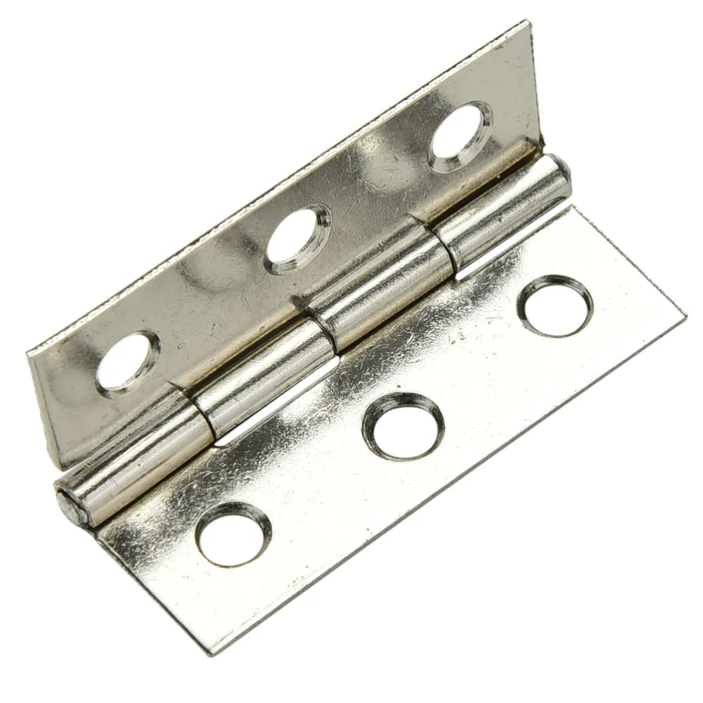 JETTING 10 Sets Stainless Steel Cabinet Door Hinge 6 Holes Boat