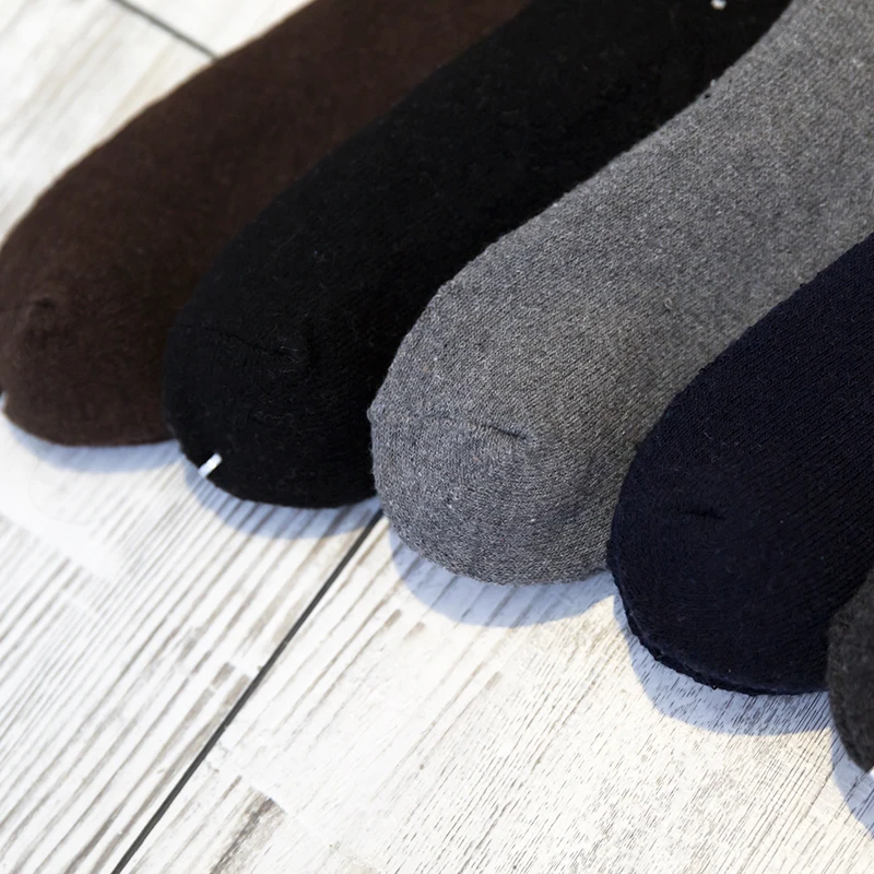 Men's winter thick cashmere socks Thick warm wool socks Diamond towel and socks Relent terry socks.5 pairs