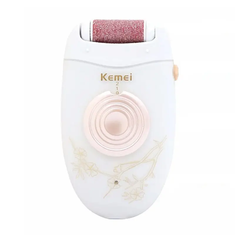 

Kemei Rechargeable Electric Foot Pedicure Machine Callous Remover KM-3078 Foot Care Tools Dead Skin Remover Peeling Kit