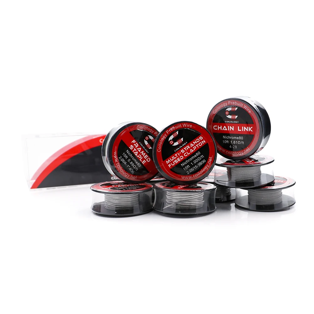 Coilology Tri Core Fused Clapton NI80 Coils for font b Electronic b font Cigarette RDA RBA
