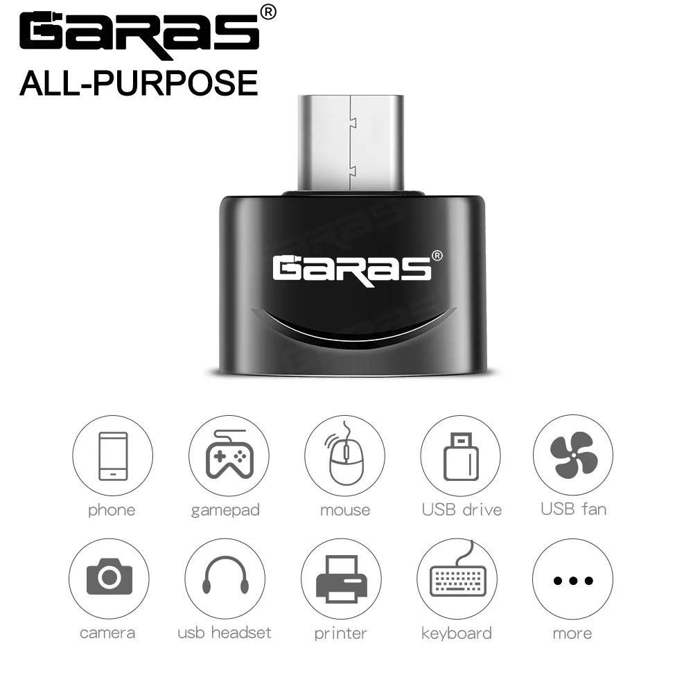 GARAS Micro USB OTG/Micro USB на USB накопитель микро конвертер адаптер для samsung/Xiaomi Micro USB адаптер для Android мобильного телефона