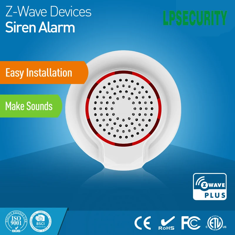 Alarme Sonore Bricolage Avec Protocole Zwave Sirène D'alarme De