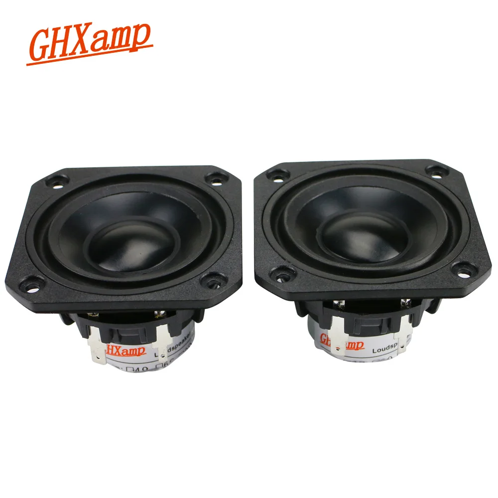 Skup Neodymowy Protable 2.5 Cal głośnik pełnozakresowy 15W Treble Midrange Bass Maze głośnik żółci klasy A wzmacniacz głośniki DIY 1Pairs