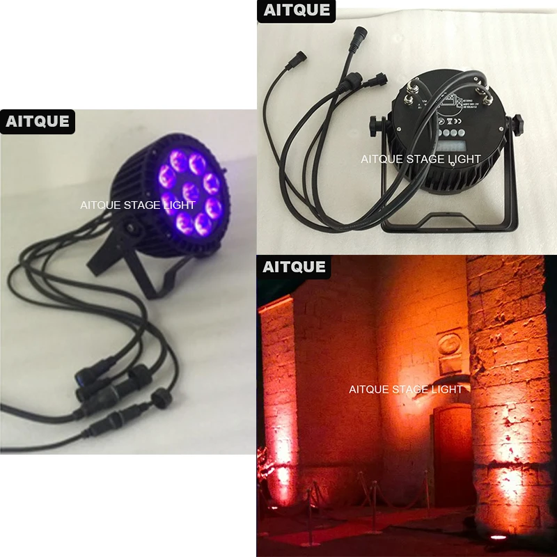 

30lot Led architectural lighting 9x18w led rgbwa uv waterproof led par can 6 in 1 led par outdoor floor light