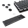 DIY Keycap Retro Steam Punk Typewriter Mechanical Keyboard 104 87 Standard Keys Z09 Drop ship ► Photo 2/6