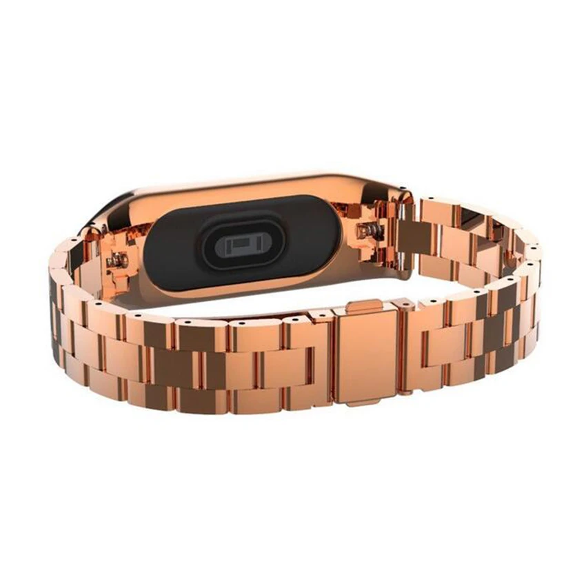 Mi band 3 сменный металлический ремешок на запястье браслет из нержавеющей стали MiBand