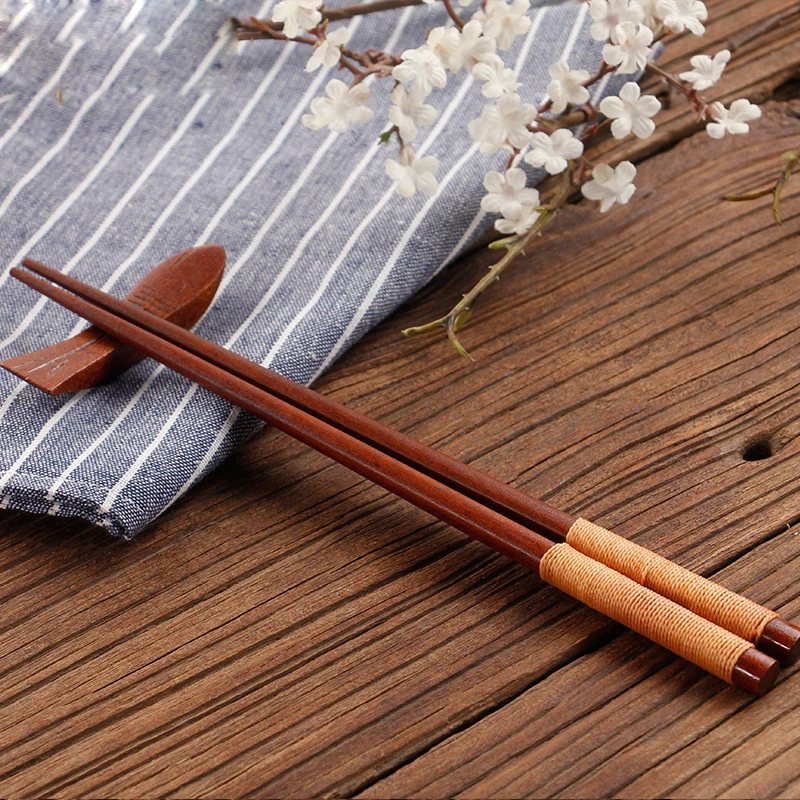 Natural wooden chopsticks set Chinese Style sushi Chopstick Dinnerware Portable Durable Chop