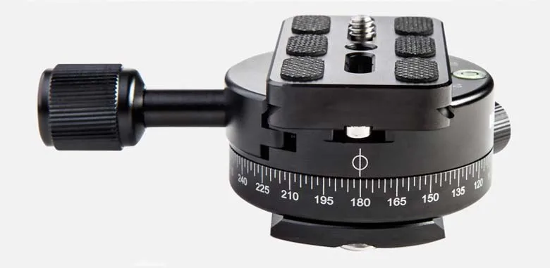 

manbily PC-360 Professional tripod heads,Universal pan head with Fast mounting plate Stand for Canon Nikon DSLR DV camera