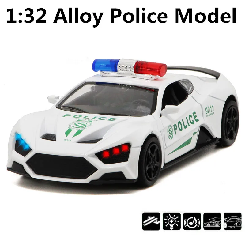 

1:32 alloy car models, die-cast metal toy car high simulation, sound and light back to power, free shipping