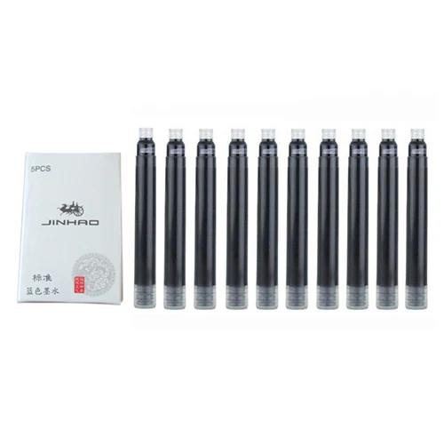 10 шт. JINHAO X450 длина 5,2 см чернильный мешок черный