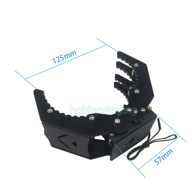 Симметричный захватывающий робот механический рычаг зажим манипулятор захвата коготь рукоятки лапа w/LDX-335MG сервопривод захват 500 г