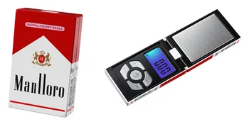 

100 pcs Digital Pocket Scale Balance Weight Electronic Kitchen Jewelry Scales 100gX0.01 gram Cigarette Case